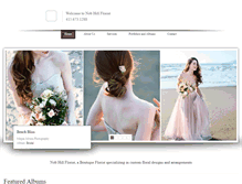 Tablet Screenshot of nobhillflorist.com